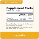NatureWise Vitamin D3 5000iu Mini Softgels - 360 Count