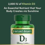 Nature's Bounty Vitamin D 2000 IU Softgels