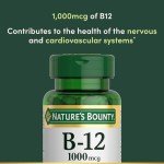 Vitamin B12 Tablets for Energy Metabolism - 200 Ct