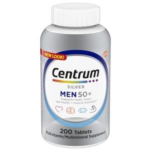 Centrum Silver Men's 50+ Multivitamin - 200 Tablets