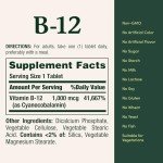 Vitamin B12 Tablets for Energy Metabolism - 200 Ct