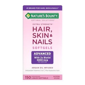 Hair, Skin & Nails Vitamin Supplement - 150 Softgels