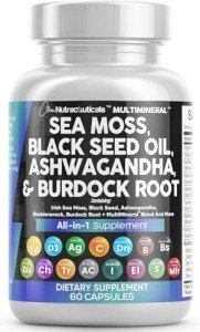 Sea Moss & Black Seed Oil Supplement Blend