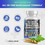 Sea Moss & Black Seed Oil Supplement Blend