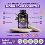 Hair and Skin Support Supplement with Biotin & Collagen