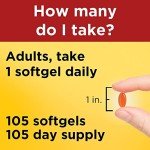 CoQ10 200mg for Heart Health Support, 105 Softgels