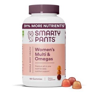 SmartyPants Women's Omega 3 Multivitamin Gummies