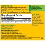 Vitamin E 180 mg Dietary Supplement - 180 Softgels