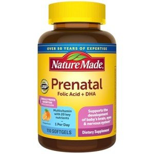 Nature Made Prenatal Vitamins with Folic Acid & DHA
