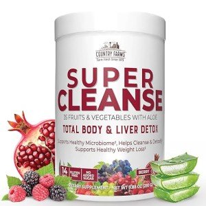 Country Farms Super Juice Cleanse Drink Powder 14 Servings