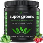 NutraChamps Super Greens Powder with Berry Flavor
