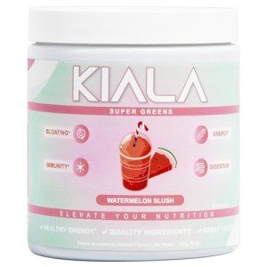 Kiala Organic Super Greens Powder - Watermelon Flavor