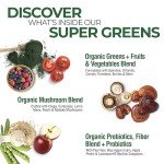 Organic Super Greens Drink Mix with Fiber & Probiotics