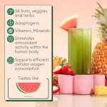 Kiala Organic Super Greens Powder - Watermelon Flavor