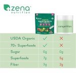 Zena Organic Super Greens Powder - 30 Packets