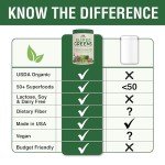 Organic Super Greens Drink Mix with Fiber & Probiotics