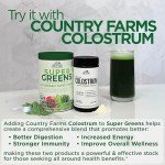 Organic Super Greens Drink Mix with Fiber & Probiotics