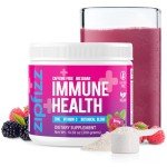 Zipfizz Immune Health Powder Supplement, Berry Flavor