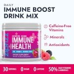 Zipfizz Immune Health Powder Supplement, Berry Flavor