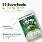 Organic Green Powder Smoothie Mix - 24 Servings
