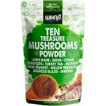 Wixar 10 Mushroom Powder Blend for Smoothies