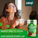 Wixar 10 Mushroom Powder Blend for Smoothies