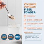 Psyllium Fiber Powder Drink – Strawberry Flavor