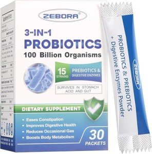 100 Billion Probiotics with Digestive Enzymes & Prebiotics