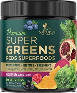 Super Greens Superfood Powder for Energy and Gut Support