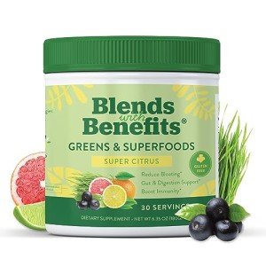 Super Greens Powder with Probiotics and Enzymes