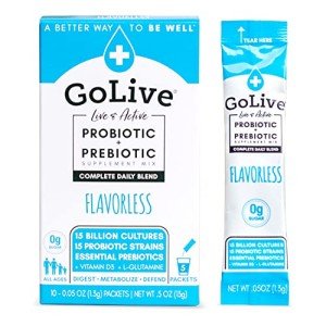 GoLive Synbiotic Powder for Gut Health & Immunity