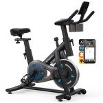 MERACH Low-Noise Exercise Bike with Fitness App