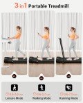 3 in 1 Foldable Walking Pad Treadmill for Home