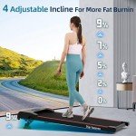 Compact Incline Treadmill with Remote Control