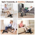 Mini Under Desk Exercise Bike with Remote Control