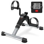 Foldable Desk Exercise Bike with LCD Monitor