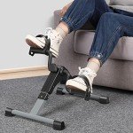 Foldable Desk Exercise Bike with LCD Monitor