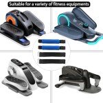 Adjustable Under Desk Elliptical Pedal Straps - 4 Pack