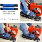 Adjustable Under Desk Elliptical Pedal Straps - 4 Pack