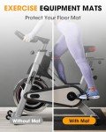 Extra Large Fitness Equipment Mat for Home Use