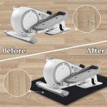 Under Desk Elliptical Bike Pedal Exerciser with Mat