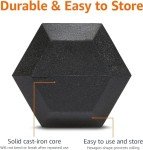 20-Pound Rubber Hex Dumbbell - Amazon Basics