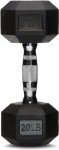 20-Pound Rubber Hex Dumbbell - Amazon Basics