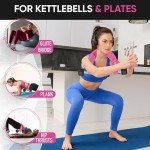 Hip Thrust Belt for Dumbbells and Weights - Pink