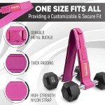Hip Thrust Belt for Dumbbells and Weights - Pink