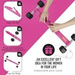 Hip Thrust Belt for Dumbbells and Weights - Pink