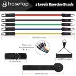 Resistance Band Set with Handles for Workouts