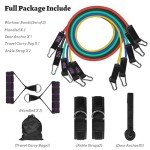 Resistance Band Set with Handles for Workouts