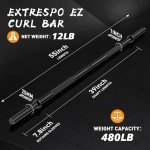55" Standard Weight Lifting Barbell for Home Gym