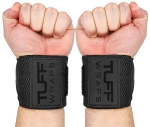 TuffWraps 16" Wrist Straps for Weightlifting Support